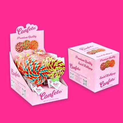 Custom Lollipop Display Boxes